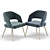 Elegant Thalis Chair 3D model small image 3