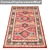 Luxury Set of 3 Carpets 3D model small image 4