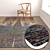 Versatile Carpets: Set of 3 High-Quality Textures 3D model small image 5