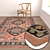 Luxury Carpets Set 3D model small image 5