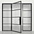 Elegant Loft Glass Partition 3D model small image 9