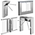 Sleek BLOKPOST Turnstiles: Modern Security Solution 3D model small image 4