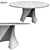 Minimalistic MDF Italia S Table 3D model small image 3