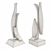 Abstract Sculptures Set: Modern Art Décor 3D model small image 3