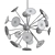 Minimalist Dot Pendant Light 3D model small image 2