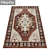 Luxury Carpet Set: High-Quality Textures (3 Pieces) 3D model small image 2