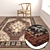 Luxury Carpet Set: High-Quality Textures (3 Pieces) 3D model small image 5