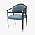 Elegant Chinese LowPoly Chair 3D model small image 1