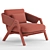 Ethimo Knit Armchair: Modern and Stylish Seating Solution 3D model small image 5