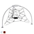 Arbero Net 3 Legs: Innovative Playground Equipment 3D model small image 1