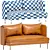 Modern Bloke 60 Leather Sofa 3D model small image 3