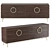 Emmemobili Slice: Elegant Wenge Sideboard 3D model small image 1