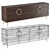 Emmemobili Slice: Elegant Wenge Sideboard 3D model small image 3