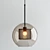 Industrial Glass Pendant Lights Set 3D model small image 4