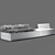 Sleek Poly Bench 3D model small image 3