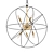 Stunning Metal Circles Chandelier 3D model small image 1