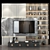 Modern TV Shelf - Sleek Design 3D model small image 1