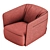 Poliform Santa Monica: Elegant Armchair for Modern Living 3D model small image 5