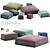 Luxury West Ottoman Collection: Elegant Style 3D model small image 1
