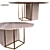 Modern Meridiani Plinto Table - Sleek and Stylish 3D model small image 2