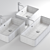 Ceramica Cielo Shui Ceramic Countertop Washbasin 3D model small image 5