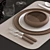 Elegant Table Set Adds Style 3D model small image 3