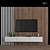 Modular TV Wall: Versatile and High-Quality 3D model small image 1