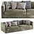 Elegant Bilbao Sofa by Frigerio 3D model small image 1