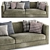 Elegant Bilbao Sofa by Frigerio 3D model small image 2