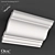 Elegant CX177 Cornice: Unmatched Charm for Your Interior 3D model small image 1