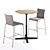 Vitra Super Fold & Web High Bar Set 3D model small image 2