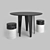 Elegant Grafton Dining Set 3D model small image 1