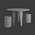 Elegant Grafton Dining Set 3D model small image 2