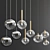 Elegant Glass Ball Pendant 3D model small image 1