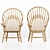 Crisal Decoracion Armchair 809 3D model small image 2