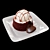 Decadent Chocolate Lava Cake 3D model small image 1