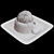 Decadent Chocolate Lava Cake 3D model small image 3