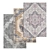 Title: Versatile High-Quality 3-Piece Carpet Set 3D model small image 1