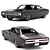 Legendary Dodge Charger: Classic Elegance 3D model small image 1