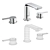 Sleek & Stylish Grohe Lineare Basin Mixers 3D model small image 2