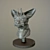 Elegant Feline Bust 3D model small image 1