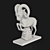 Elegant Ram Sculpture: 2013 70cm Centimeters 3D model small image 4