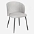 Elegant MINNA Chair: Velvet & Fabric 3D model small image 2