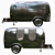Compact Camping Trailer: Portable and Stylish 3D model small image 3