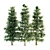 Blue Spruce Tree Collection: 3 Trees, Heights 8.9m, 8.3m, 8.5m 3D model small image 1