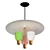 Mid-Century Pendant Chandelier 3D model small image 1