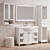 Elegant Bathroom Furniture Set 3D model small image 2