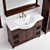 Elegant Bathroom Furniture Set 3D model small image 4