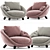 Bart Love Moooi Sofa | Modern Elegance for Comfort 3D model small image 1