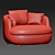 Beautifully Designed Bart Moooi Armchair 3D model small image 4